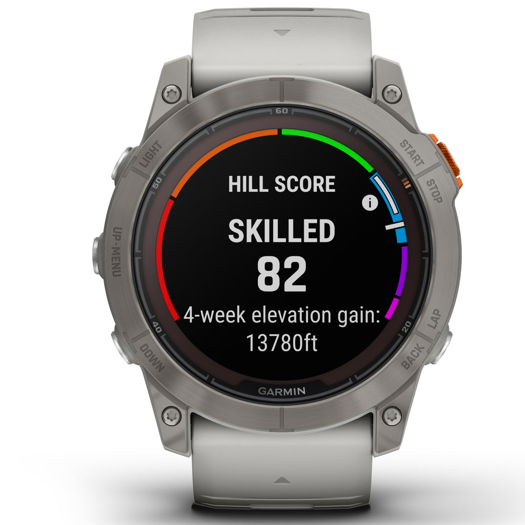 Garmin Fenix 7X Pro Sapph Solar Ti W/Gray Orange Band Emea 010-02778-15