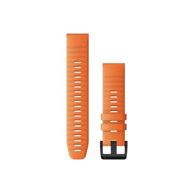 Garmin Band Fenix 6 22Mm Quick Fit Ember Orange Silicone 010-12863-01