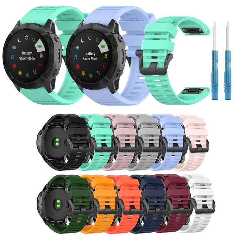 Garmin Band Fenix 7X 26Mm Quick Fit Whiteestone Silicone 010-13117-02