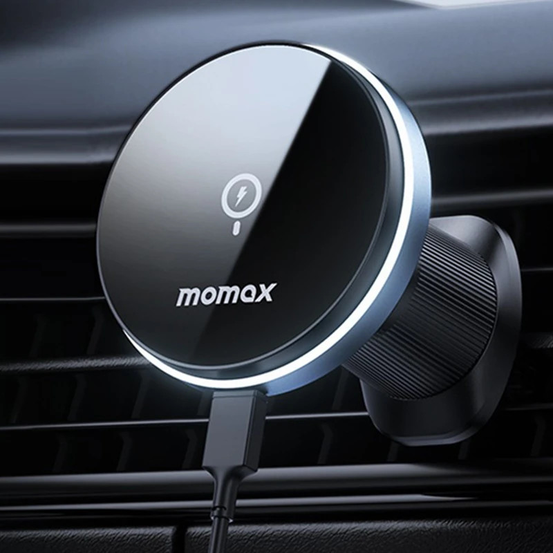Momax Q.Mag Mount 5 15W Magnetic Wireless Charging Car Mount (Vent Mount)