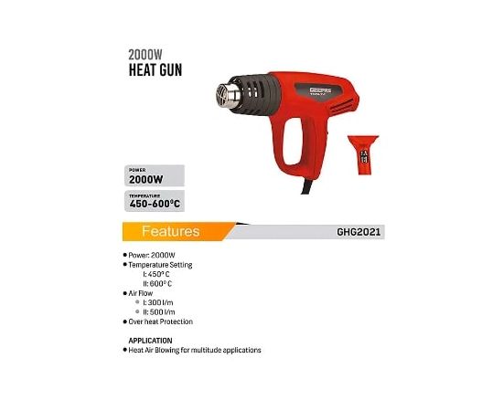 Geepas Heat Gun 1X8