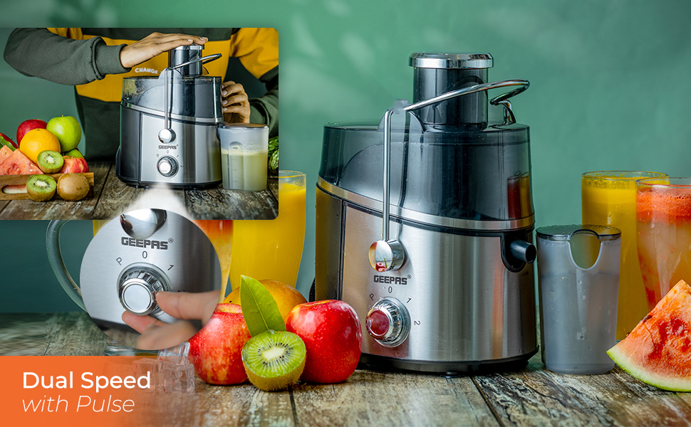 Geepas S/Sjuice Extractor 600W/500Ml Jucecup1X4