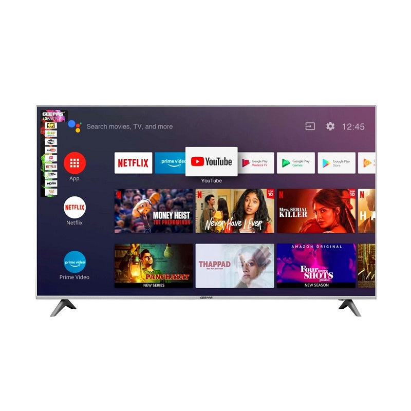 Geepas 50 4K Uhd Smart Led Tv, Vidaa
