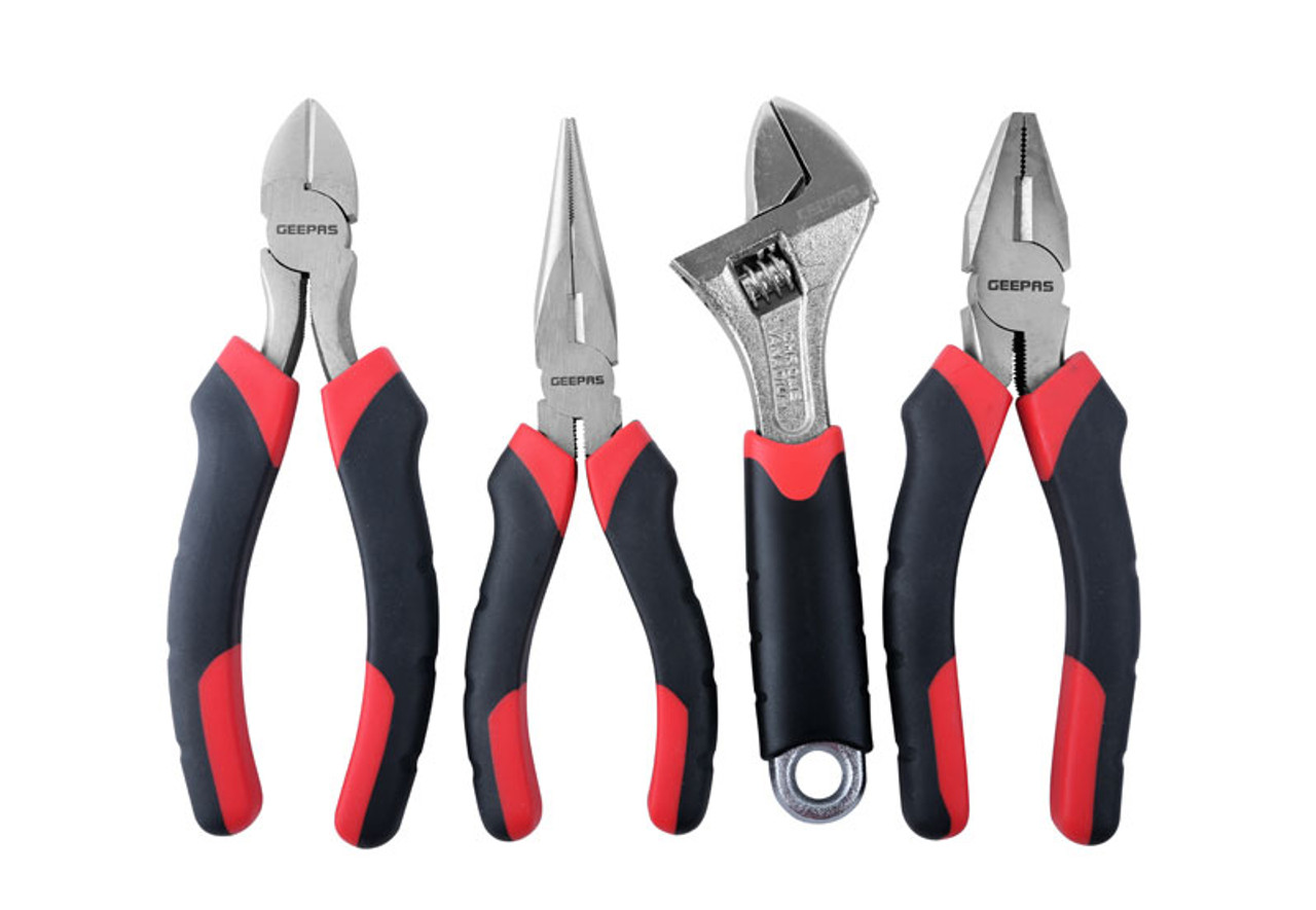 Geepas 4Pcs Pliers And Wrench Set 6
