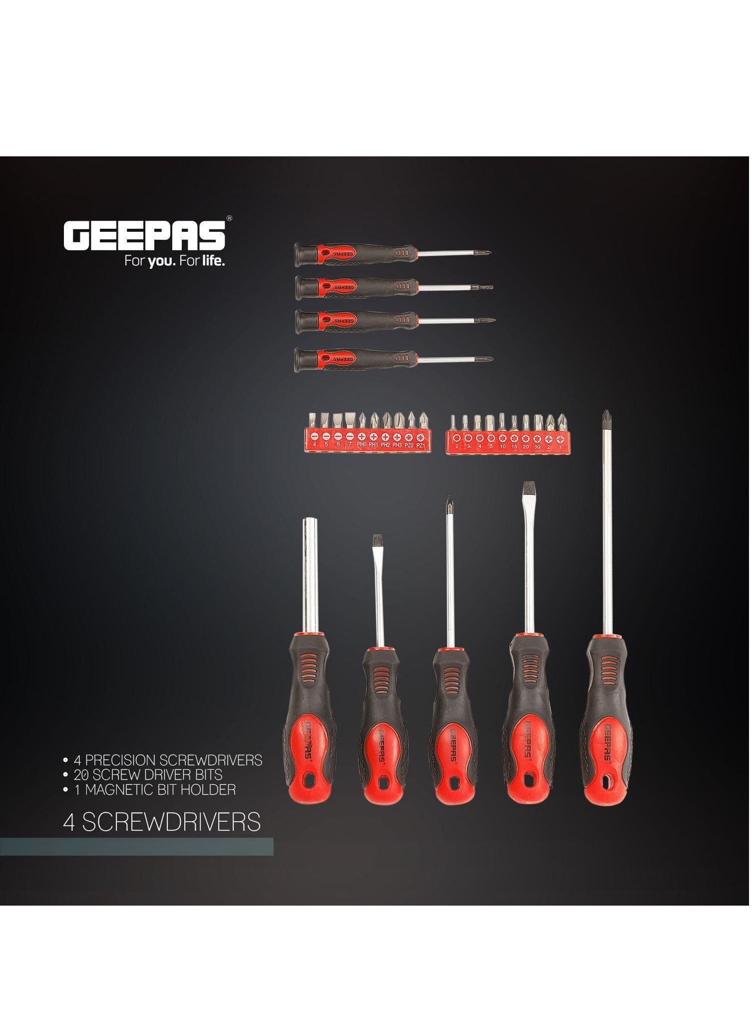 Geepas Screwdriver Phox100Mm 1X360
