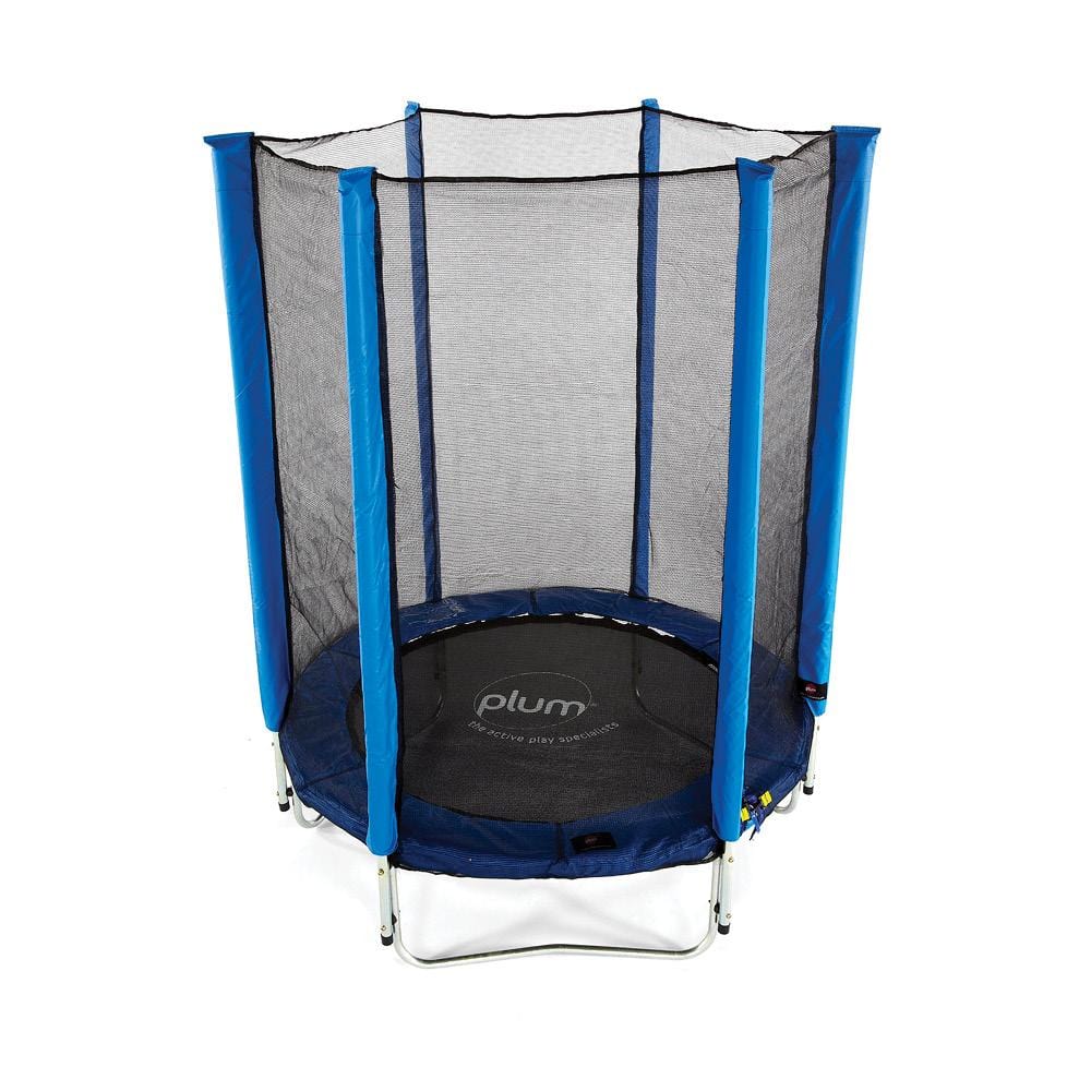 Plum Junior 4.5Ft Trampoline & Enclosure - Blue