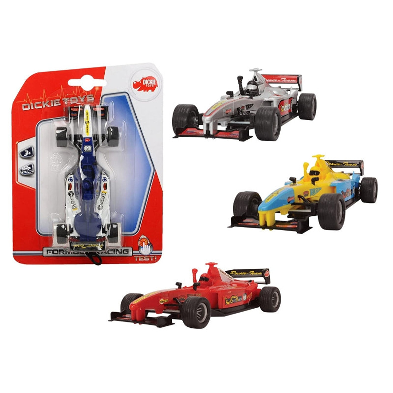 Dickie Formula Racer, 3-Asst.