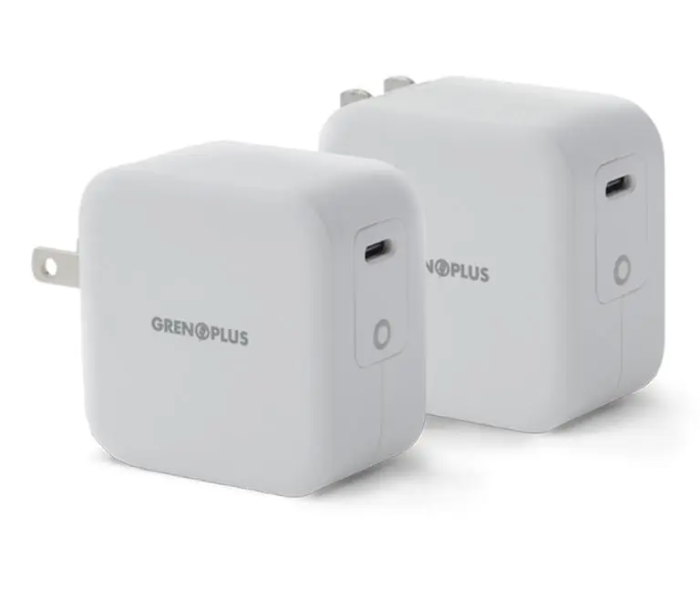 Grenoplus 100W Gan Dual Type C Wall Charger (Us, Uk & Eu Plug)