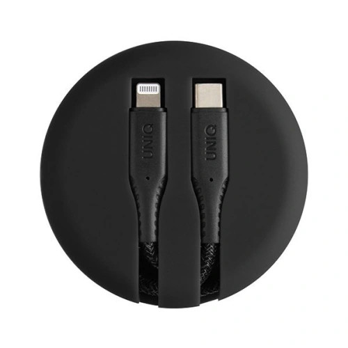 Uniq Halo Usb C To Lightning Cable 1.2M  Midnight Black
