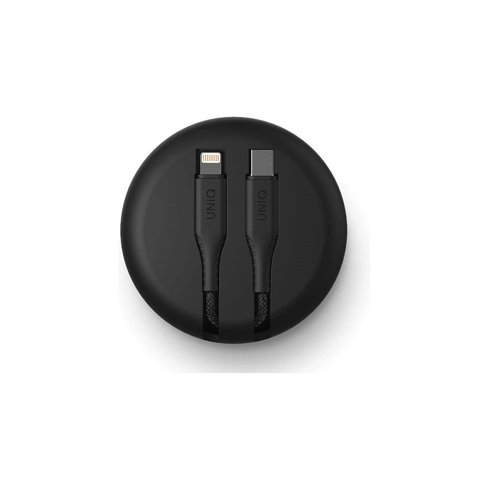 Uniq Halo Usb C To Lightning Cable 1.2M  Midnight Black