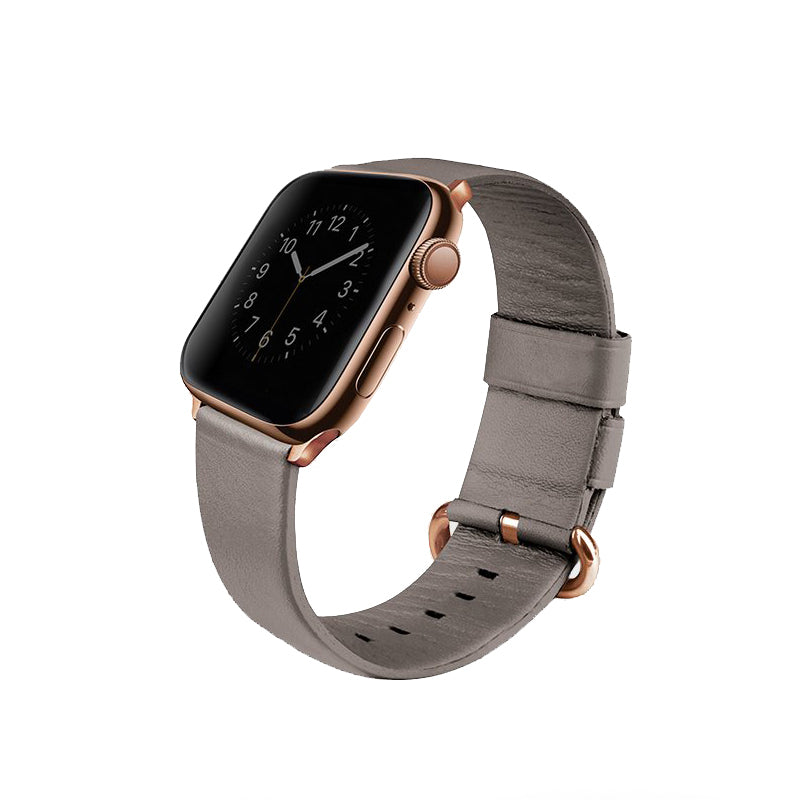 Uniq Mondain Apple Watch 4 Genuine Leather Strap 44Mm - Sand