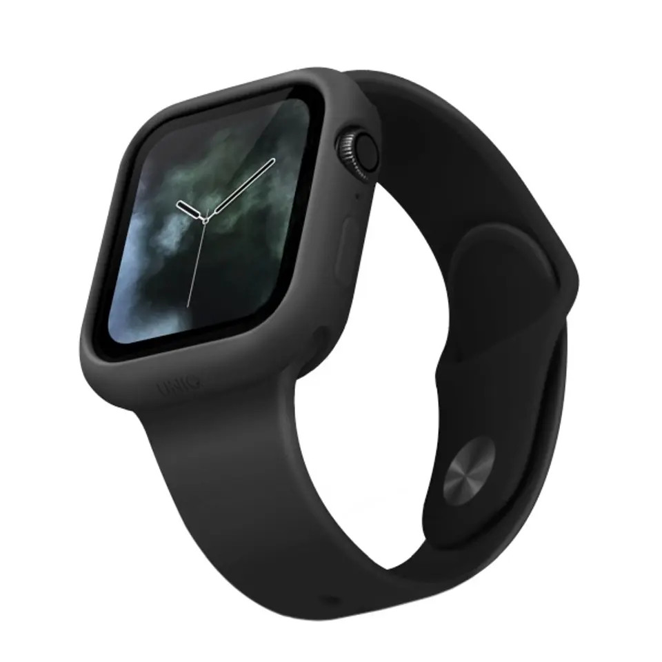 Uniq Lino Watch Case For Apple Watch 44Mm - Ash (Black)