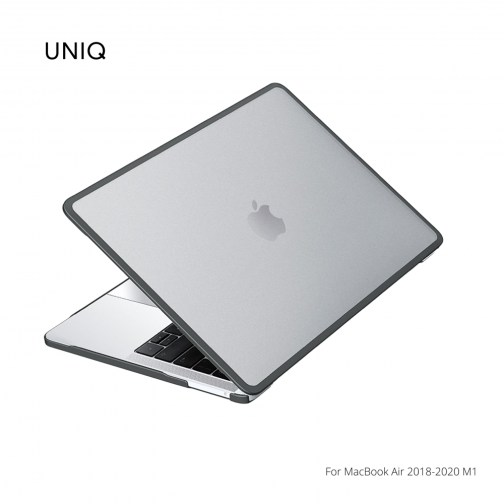 Uniq Venture Hybrid Macbook Air 13(2018-2020) Case Frost/Charcoal(Grey)