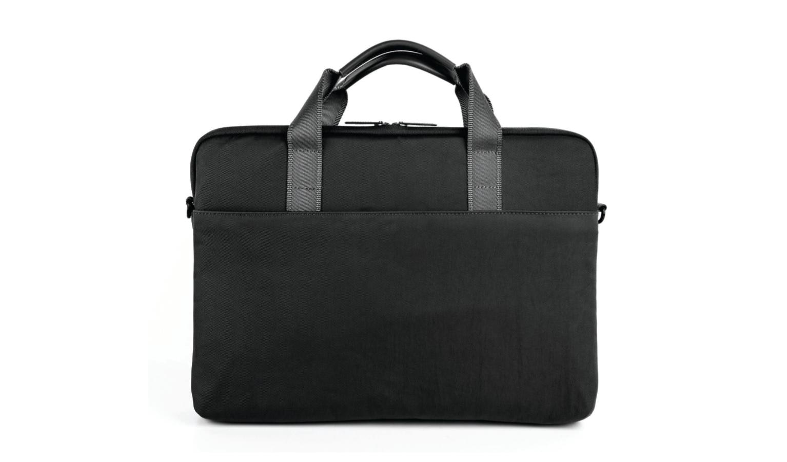 Uniq Stockholm Protective Nylon Messenger Bag (Up To 16) - Midnight Black (Midnight Black)