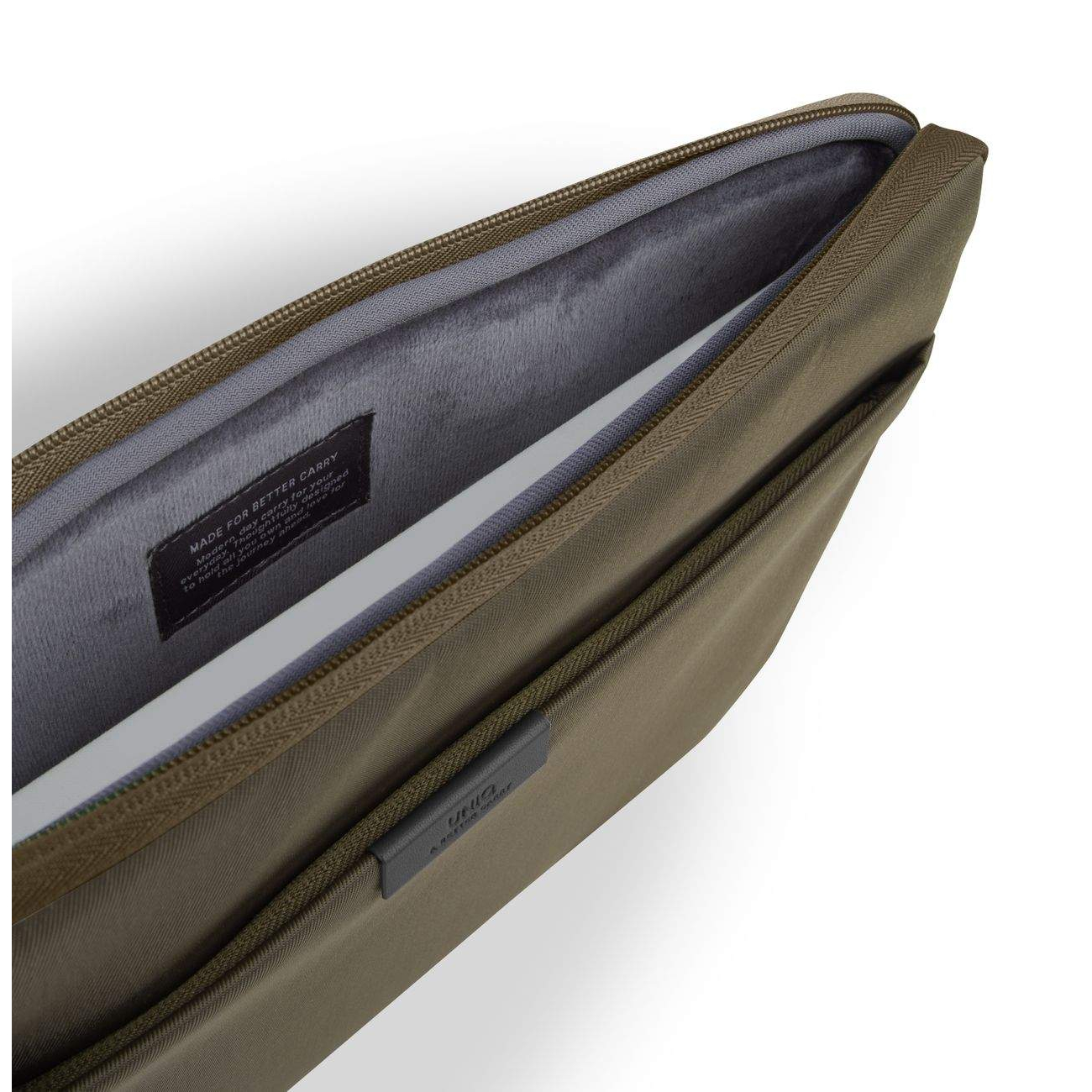 Uniq Bergen Protective Nylon Laptop Sleeve (Up To 14) - Olive Green (Olive Green)