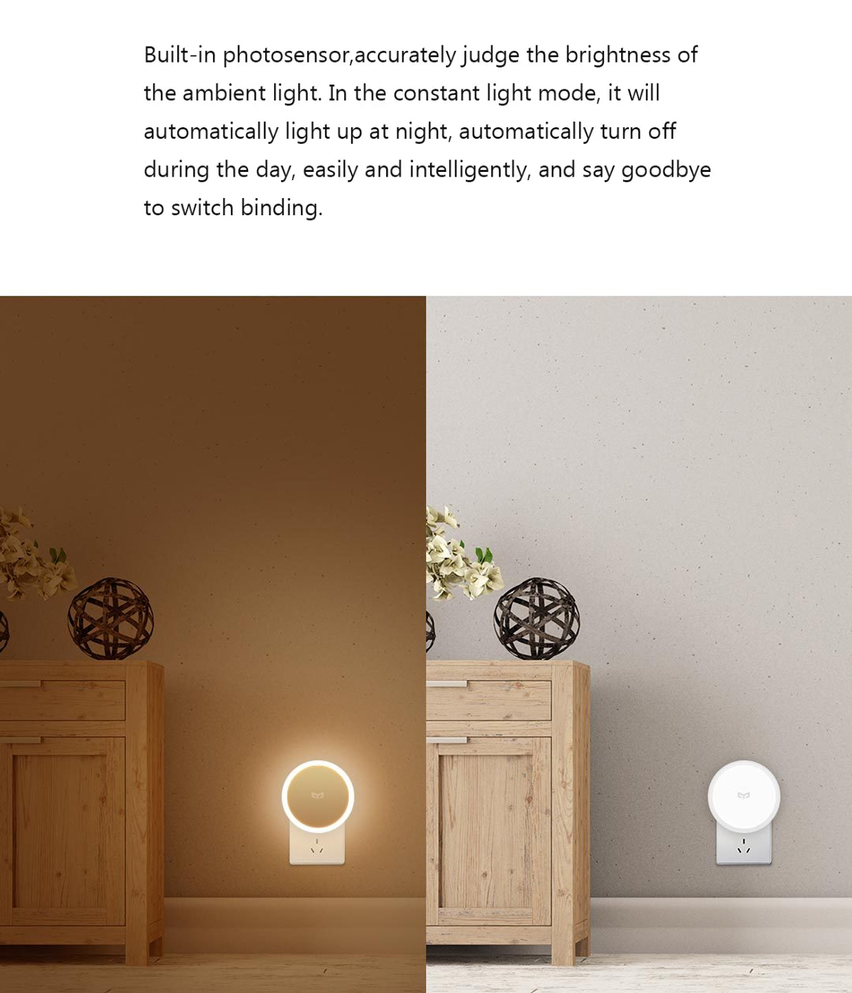 Mi Yeelight Plug-In Nightlight With Uk Plug
