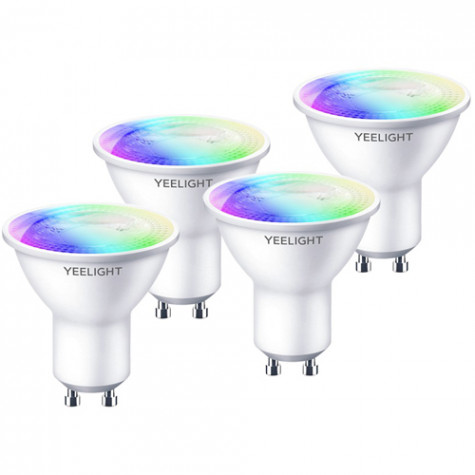 Mi Yeelight Gu10 Smart Bulb Wi(Dimmable)(4-Pack)