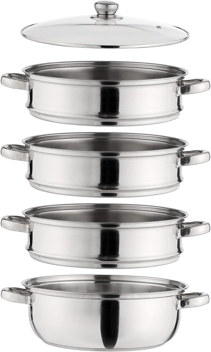 Royalford 4Layer Ss Steamer/30Cm1X8 Royalford 4Layer Ss Steamer/30Cm1X8