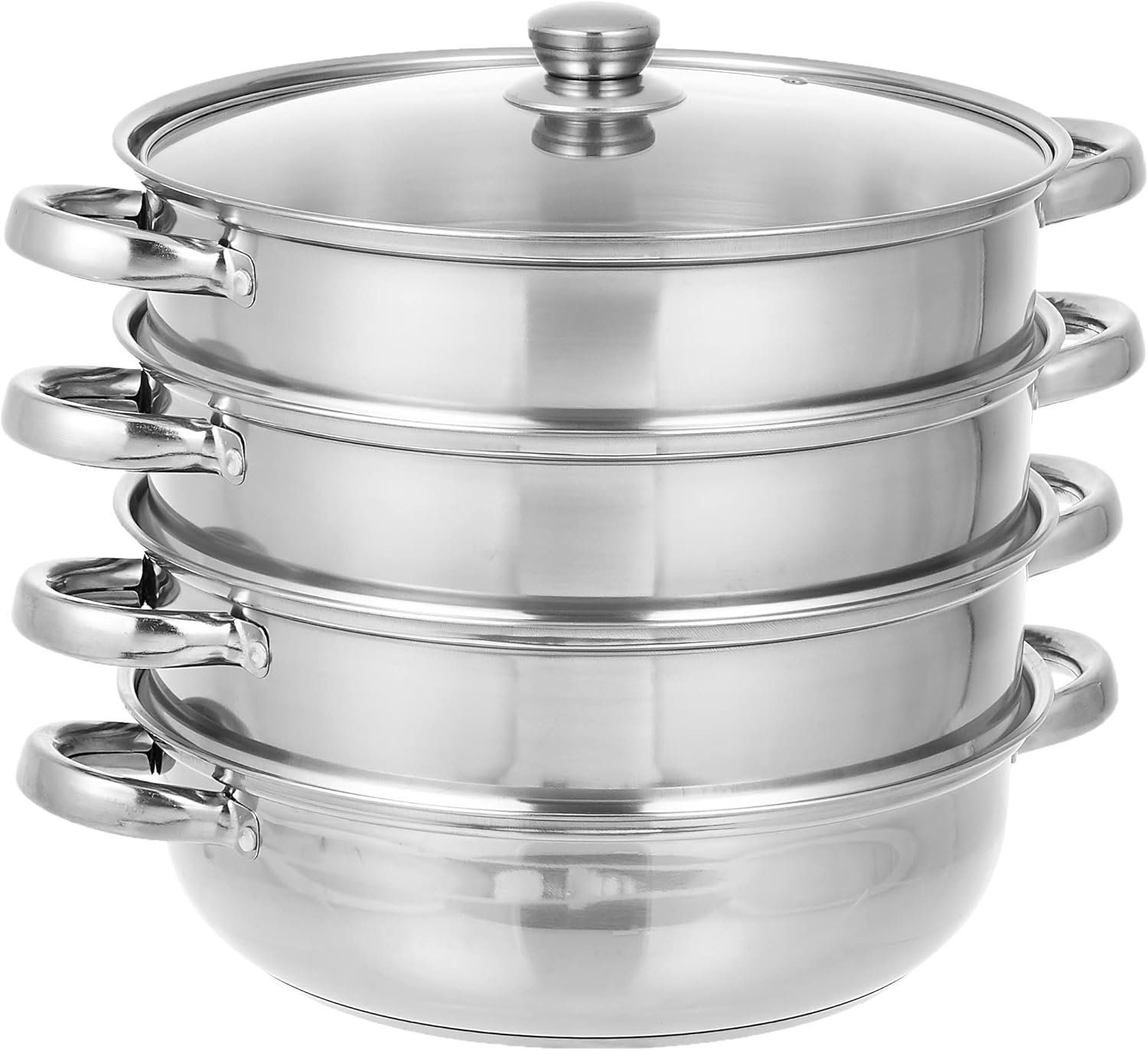 Royalford 4Layer Ss Steamer/30Cm1X8 Royalford 4Layer Ss Steamer/30Cm1X8