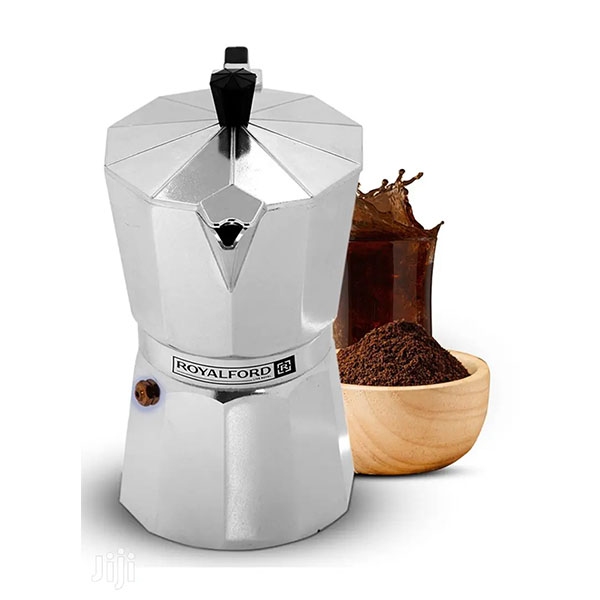 Royalford Aluminum Coffee Maker In 1 Cup1X48