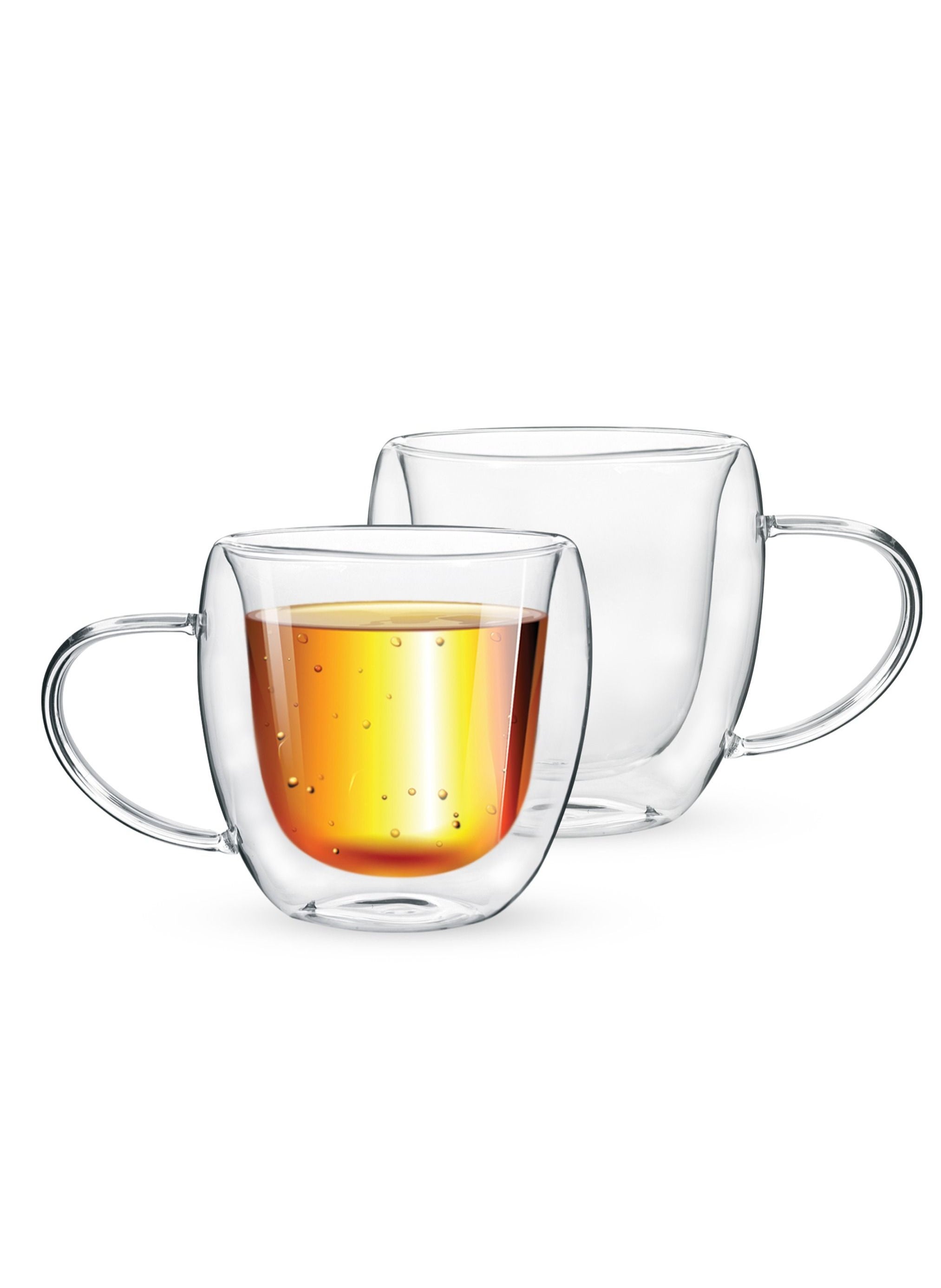 Royalford Brs 2Pc Double Wall Mug Set 150Ml1X24