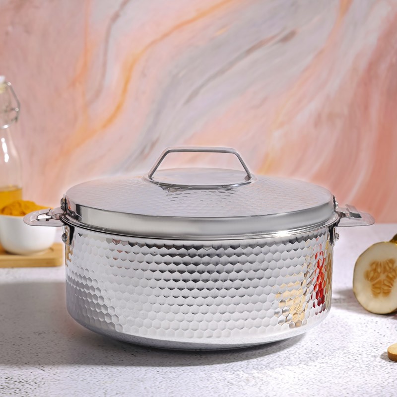 Royalford Reeva Hammered Ss Hot Pot 5000Ml1X6