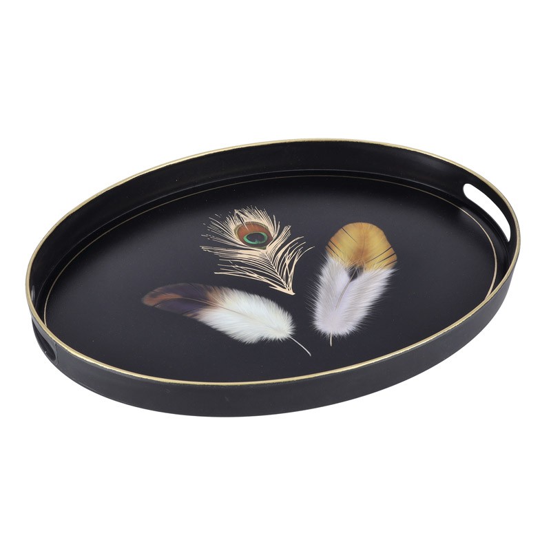 Royalford Oval Serving Tray 42X30Cm(Plastic)1X12