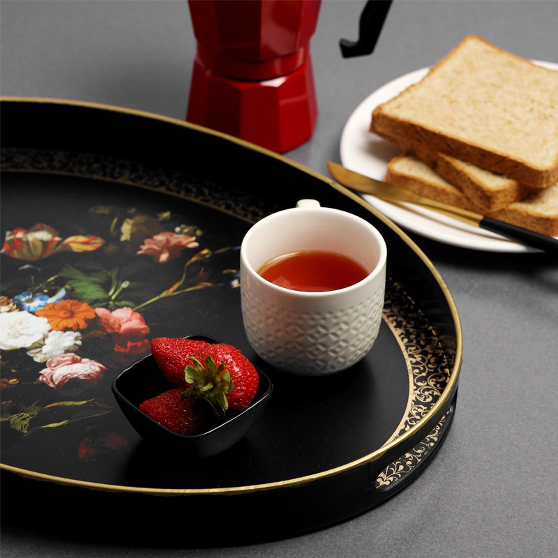 Royalford Oval Serving Tray 42X30Cm(Plastic)1X12