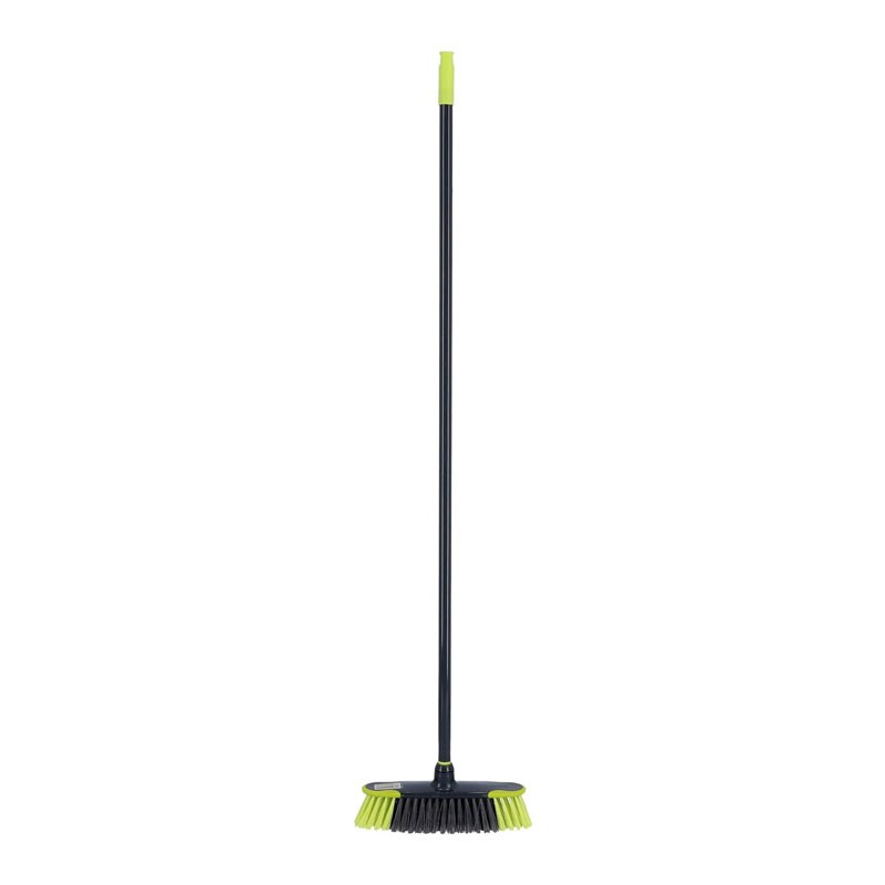 Royalford Floor Broom/Green+Grey 1X24