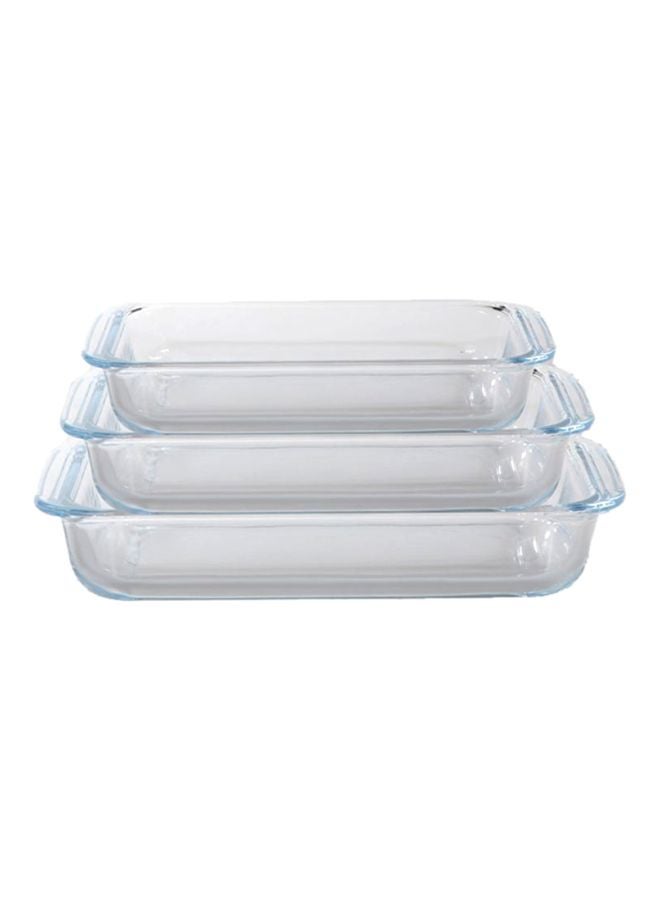 Royalford Rect.Glass Baking Dish 2.2Ltr 1X12