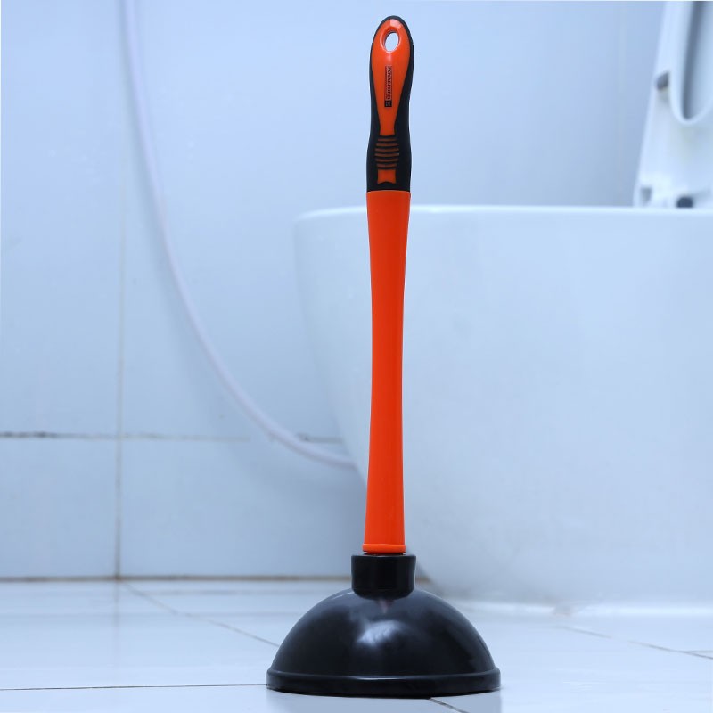 Royalford Toilet Plunger(Orange+Black)1X60