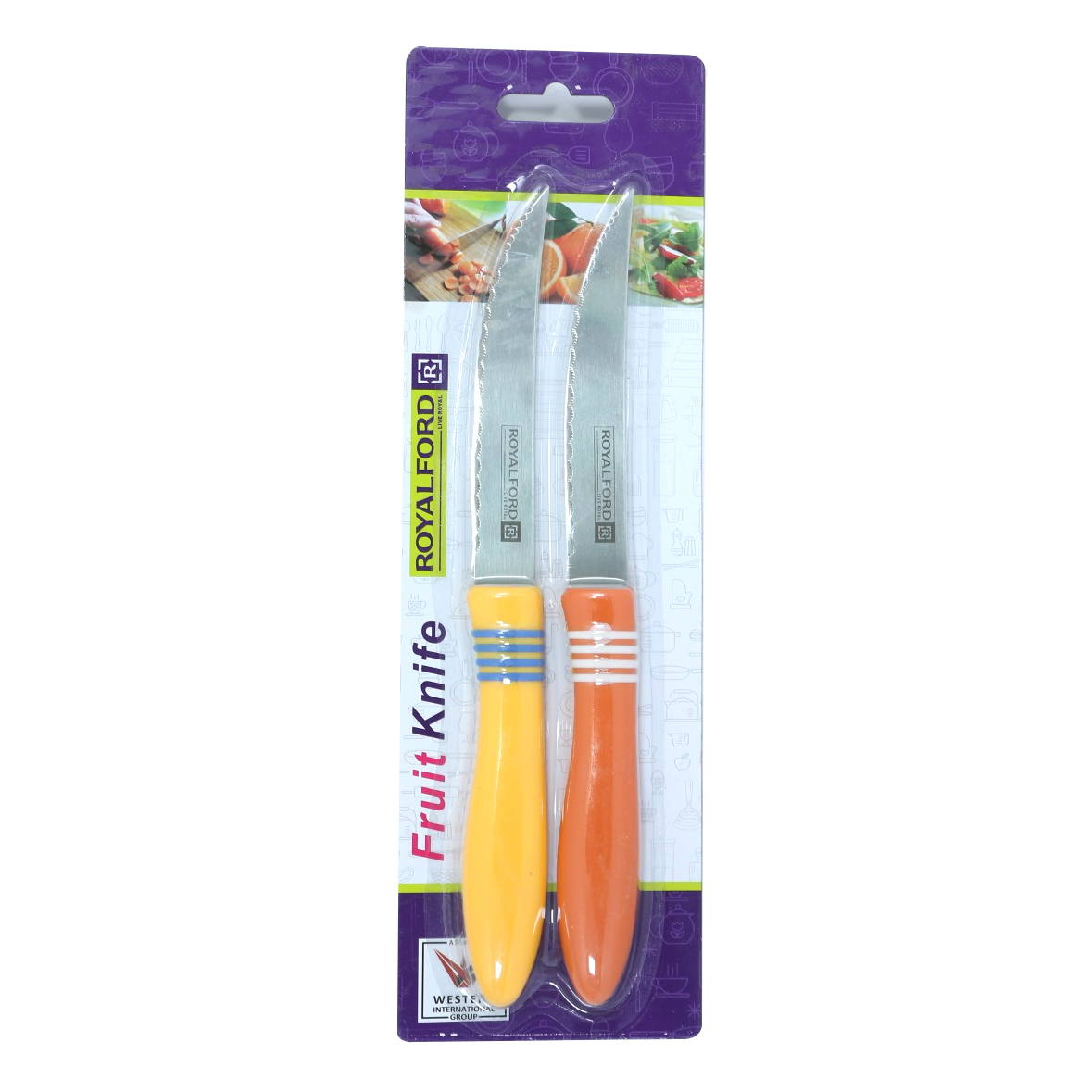 Royalford 2 Pcs Paring Knives Set 1X144