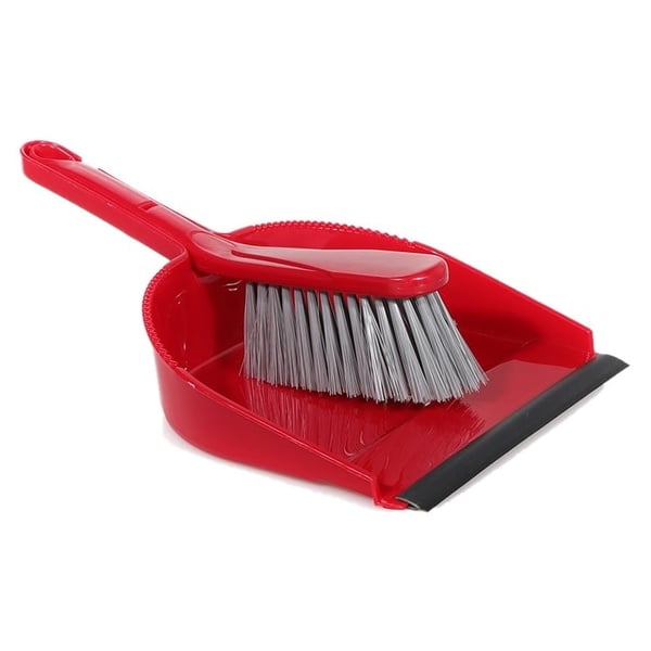 Royalford Dustpan&Brush(Red&Blue)1X48 Royalford Dustpan&Brush(Red&Blue)1X48