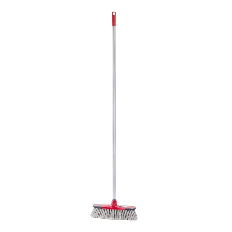 Royalford Floor Broom With Stick(Red&Blue)1X24