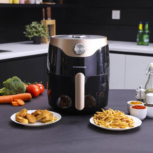 Olsenmark Automatic Air Fryer 2.8L/1400W 1X2