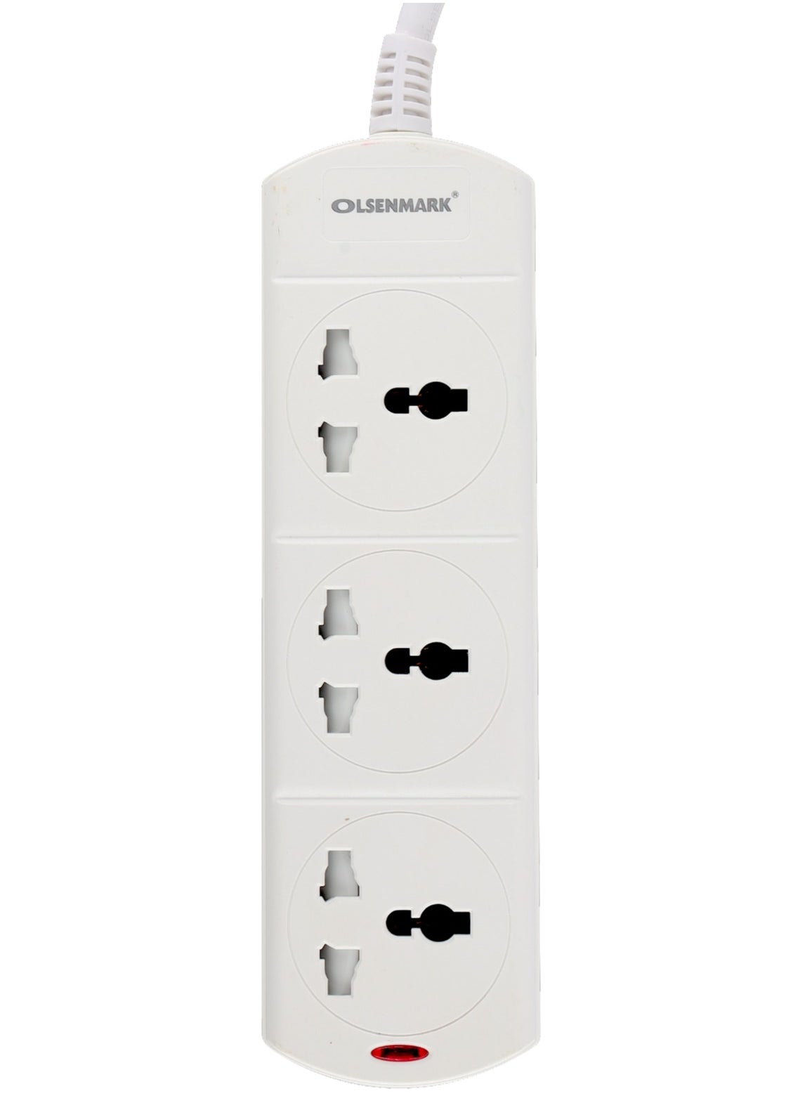 Olsenmark 3Way Ext Socket/2M/13Amp/Childprot 1X24