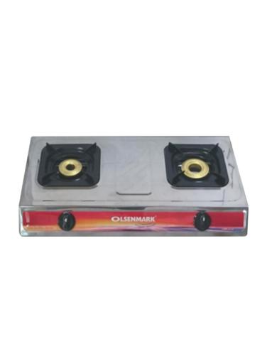 Olsenmark S/Sdouble Burner/Brass India/Auto Ign1X1