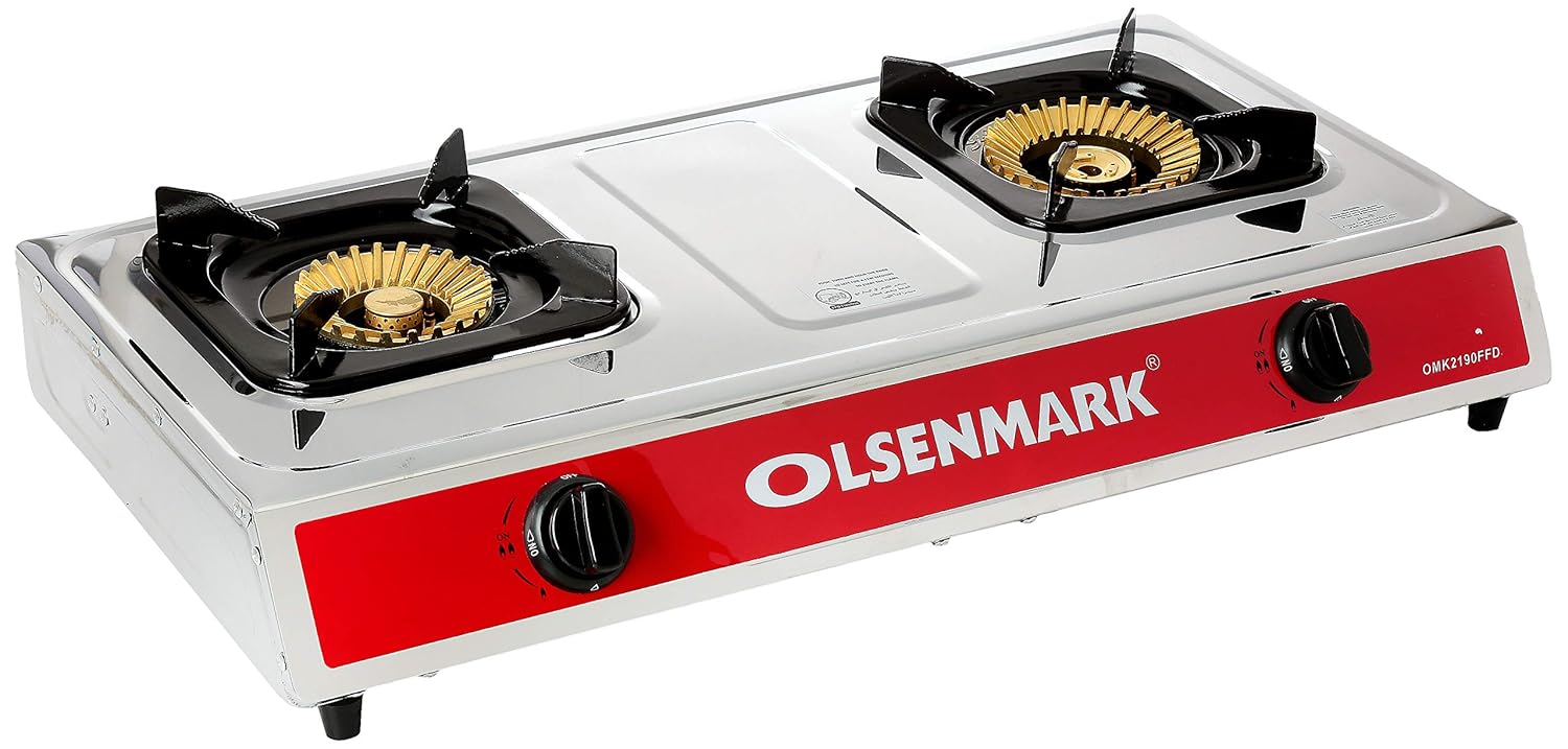 Olsenmark S/S Double Gas Burner 1X1