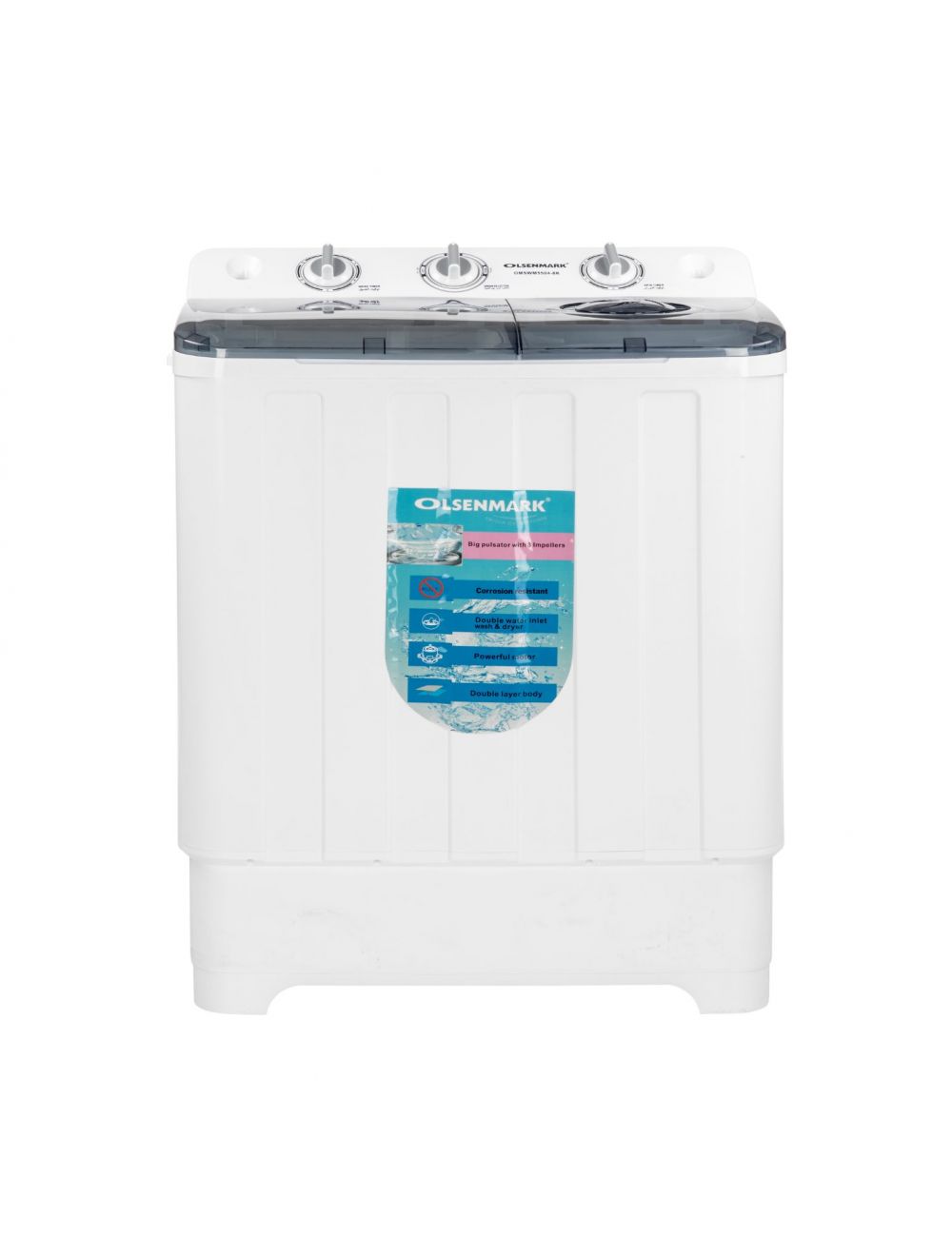 Olsenmark Semi Auto Washing Machine/8.5Kg 1X1