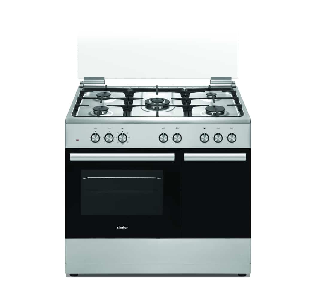 Simfer 50X55, 4 Gas Euro Pool Burners, Gas Oven, With 2 Knobs (Up&Down Separate)