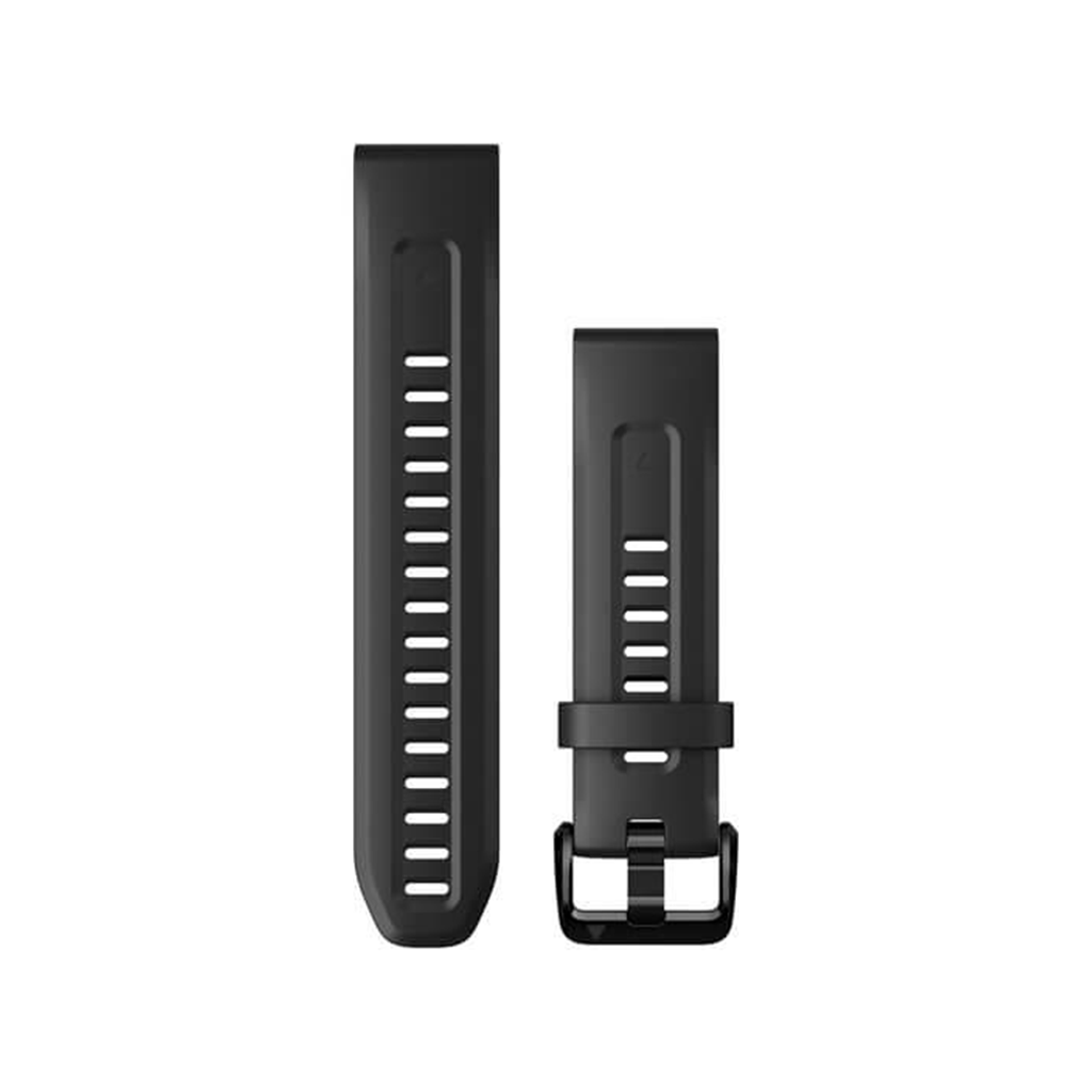 Garmin Band Fenix 7S 20Mm Quick Fit Black Silicone 010-13102-00