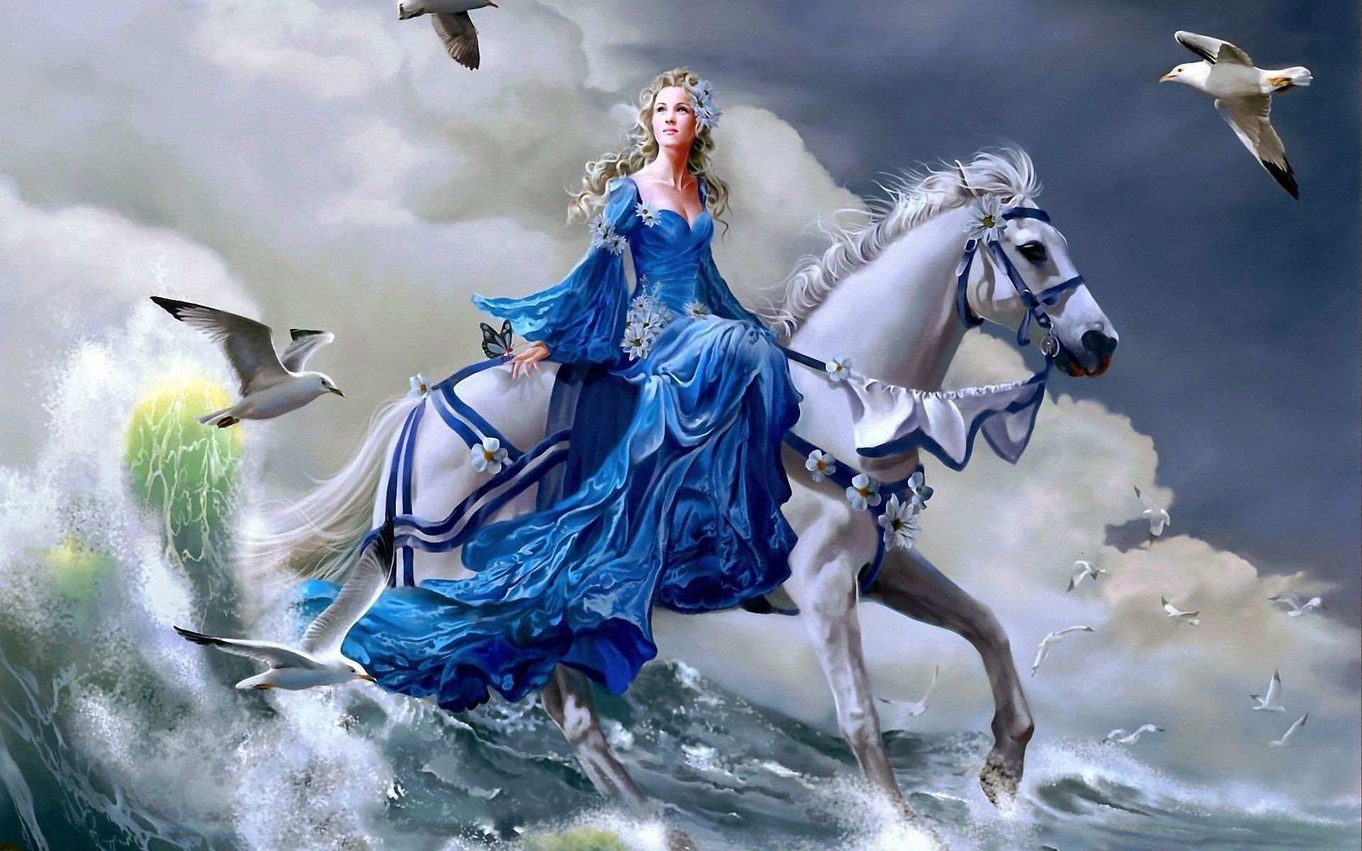 Princess -Snow White With Horse