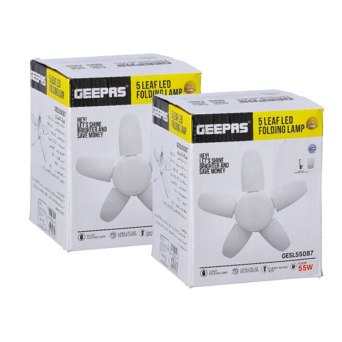 Geepas Folding 5 Leaves Lamp/40000Hrs/53W 1X30