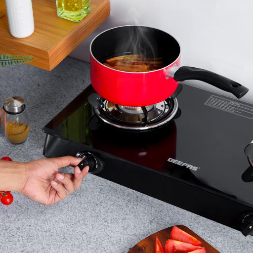 Geepas Ss Double Gas Burner 1X1