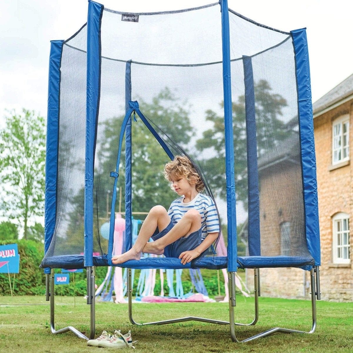 Plum 6Ft Junior Trampoline & Enclosure - Blue
