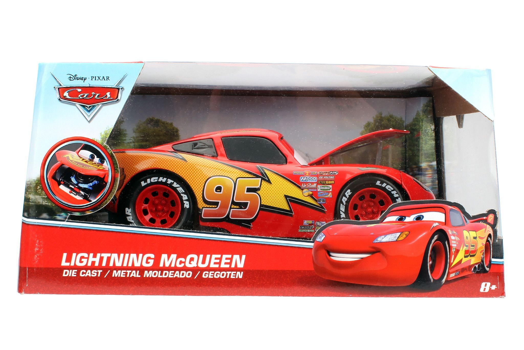Jada Rc Cars 3 Lightning Mcqueen Turbo Racer
