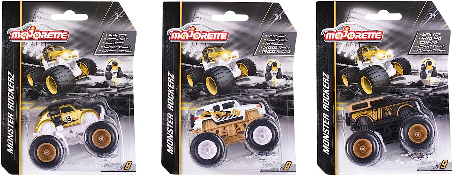 Majorette Limited Edition 9, Gold Rockerz 3-Asst.
