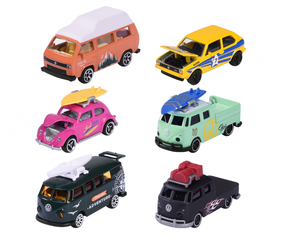Majorette Vw The Originals Premium Cars, 6-Asst.