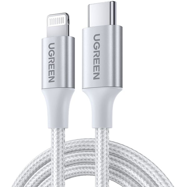 Ugreen Lightning To Type-C2.0 Cable White 2M
