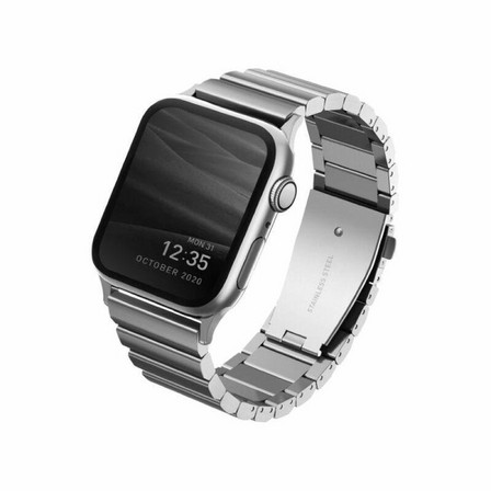 Uniq Strova Apple Watch Steel Link Band 44/42Mm- Sterling (Silver)